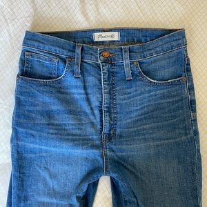 Madewell 11” high-rise skinny jeans brand new!!